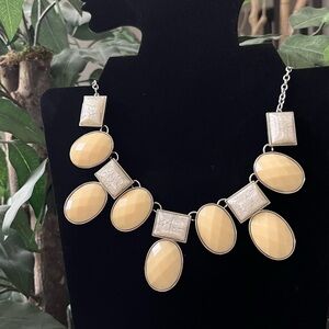 CELEBRITY NY Yellow and Cream Necklace